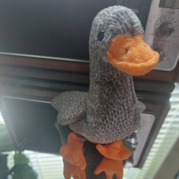 Ty Beanie Babies 1999 "Honks" the American Duck Plush Stuffed Animal Retired - Picture 7 of 7